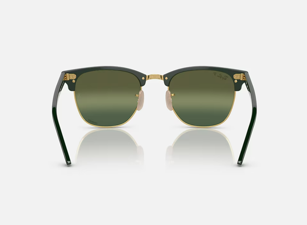 Ray-Ban Clubmaster RB3016 Or & Vert – Polarisées UV400