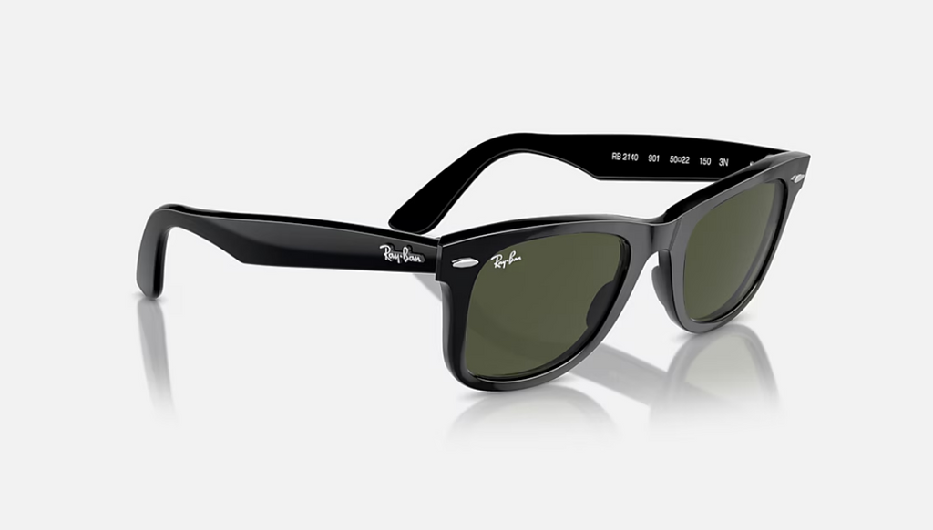 Ray-Ban Wayfarer Noir – Lunettes de Soleil Iconiques & Intemporelles