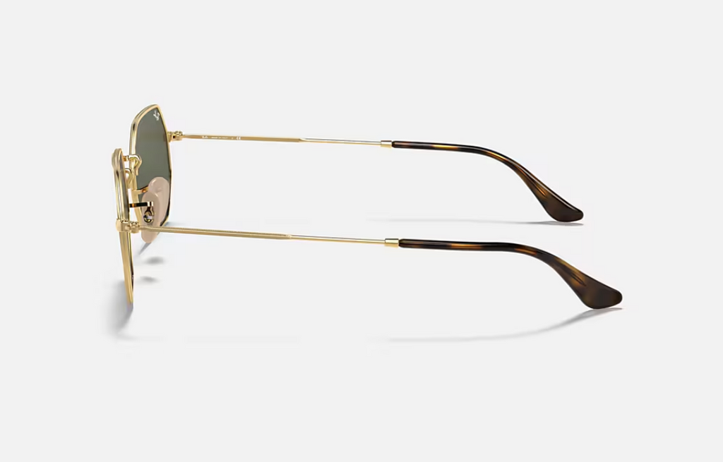 Ray-Ban Hexagonal RB3548N Or – Verres Vert Classique UV400