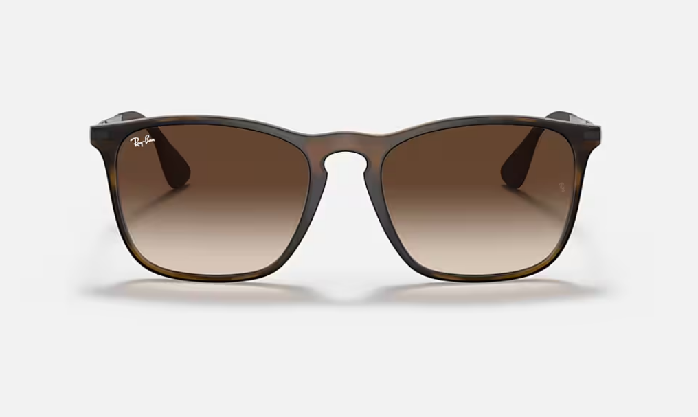 Ray-Ban Chris RB4187 Écaille – Verres Brun Dégradé UV400
