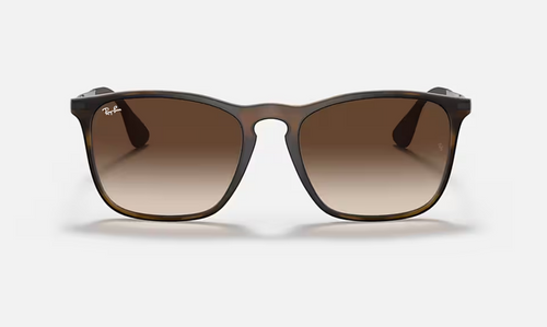 Ray-Ban Chris RB4187 Écaille – Verres Brun Dégradé UV400